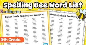 Grade 8 Spelling Bee Words