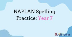 NAPLAN Spelling Practice: Year 7